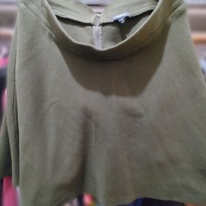 Olive green Torrid skater skirt
